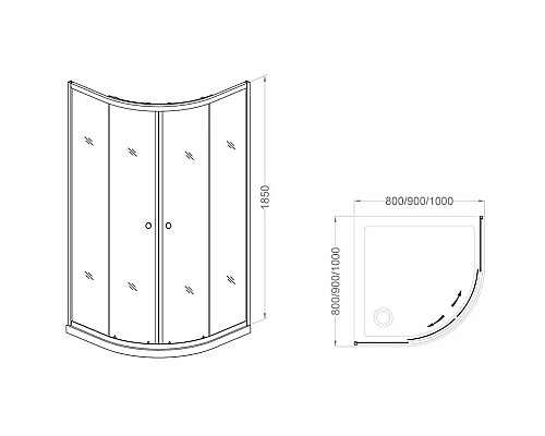 Santeh-Crystal.ru: Душевой уголок 100х100 см Veconi Rovigo RV02-100PL-02-19C1 Pear Заказать Душевой уголок 100х100 см Veconi Rovigo RV02-100PL-02-19C1 Pear в магазине сантехники Santeh-Crystal.ru