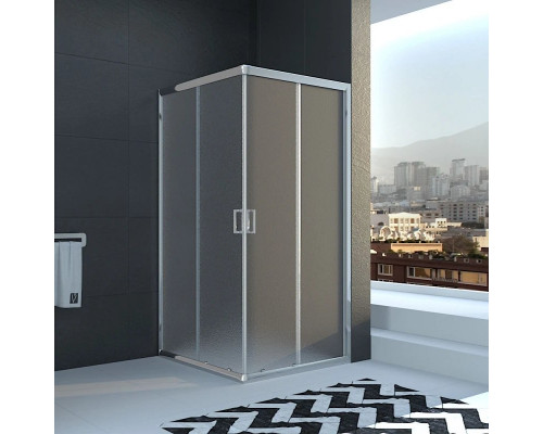 Купить Душевой уголок 80х80 см Veconi Rovigo RV11-80K-02-19C1 Pear в магазине сантехники Santeh-Crystal.ru