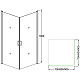 Приобрести Душевой уголок 80х80 см Veconi Rovigo RV12-80K-01-19C1 прозрачное в магазине сантехники Santeh-Crystal.ru