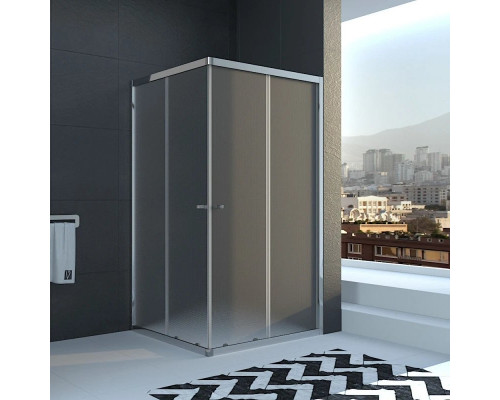 Заказать Душевой уголок 80х80 см Veconi Rovigo RV22-80K-03-19C2 Fabric в магазине сантехники Santeh-Crystal.ru