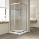 Приобрести Душевой уголок 80х80 см Vegas Glass ZA 80 08 01 прозрачное в магазине сантехники Santeh-Crystal.ru