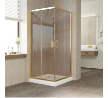 Душевой уголок 100х100 см Vegas Glass ZA 100 09 05 бронза