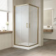 Приобрести Душевой уголок 110х110 см Vegas Glass ZA 110 05 10 сатин в магазине сантехники Santeh-Crystal.ru