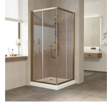 Душевой уголок 110х110 см Vegas Glass ZA 110 05 05 бронза