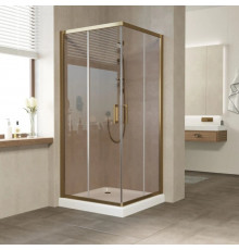 Душевой уголок 110х110 см Vegas Glass ZA 110 05 05 бронза