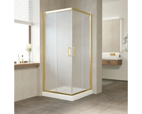 Купить Душевой уголок 120х120 см Vegas Glass ZA 120 09 10 сатин в магазине сантехники Santeh-Crystal.ru