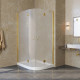 Купить Душевой уголок 90х80 см Vegas Glass AFS-F 90x80 09 10 L сатин в магазине сантехники Santeh-Crystal.ru