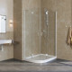 Купить Душевой уголок 120х80 см Vegas Glass AFS-F 120x80 01 01 R прозрачное в магазине сантехники Santeh-Crystal.ru