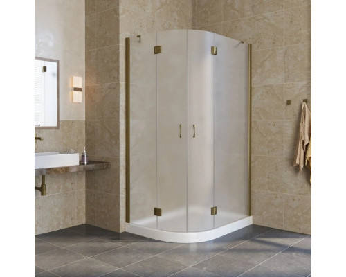 Заказать Душевой уголок 120х100 см Vegas Glass AFS-F 120x100 05 10 R сатин в магазине сантехники Santeh-Crystal.ru