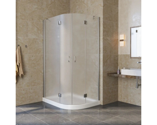 Заказать Душевой уголок 120х110 см Vegas Glass AFS-F 120x110 08 10 L сатин в магазине сантехники Santeh-Crystal.ru