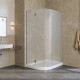 Купить Душевой уголок 120х110 см Vegas Glass AFS-F 120x110 07 10 R сатин в магазине сантехники Santeh-Crystal.ru