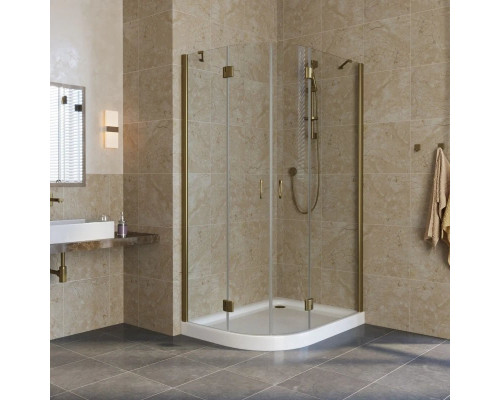 Купить Душевой уголок 120х110 см Vegas Glass AFS-F 120x110 05 01 R прозрачное в магазине сантехники Santeh-Crystal.ru