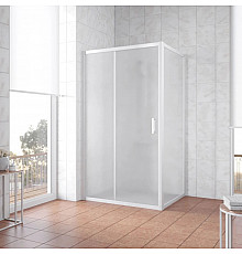 Душевой уголок 100х80 см Vegas Glass ZP+ZPV 100x80 01 10 сатин