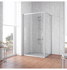 Душевой уголок 100х80 см Vegas Glass ZP+ZPV 100x80 07 01 прозрачное