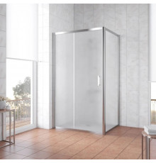 Душевой уголок 100х90 см Vegas Glass ZP+ZPV 100x90 08 10 сатин