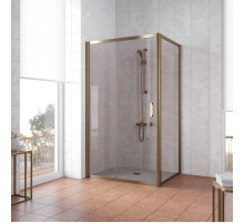 Душевой уголок 115х90 см Vegas Glass ZP+ZPV 115x90 05 05 бронза