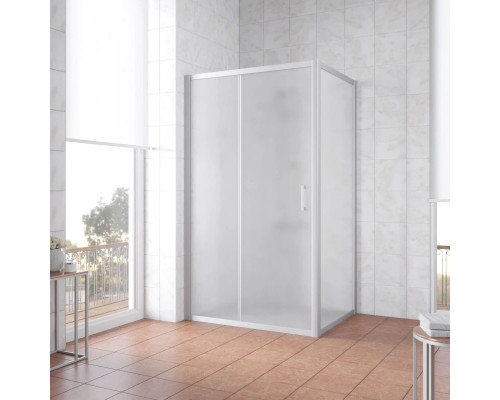 Заказать Душевой уголок 115х100 см Vegas Glass ZP+ZPV 115x100 07 10 сатин в магазине сантехники Santeh-Crystal.ru