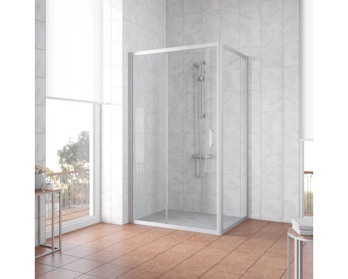 Купить Душевой уголок 120х80 см Vegas Glass ZP+ZPV 120x80 07 01 прозрачное в магазине сантехники Santeh-Crystal.ru