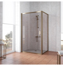 Душевой уголок 155х70 см Vegas Glass ZP+ZPV 155x70 05 05 бронза