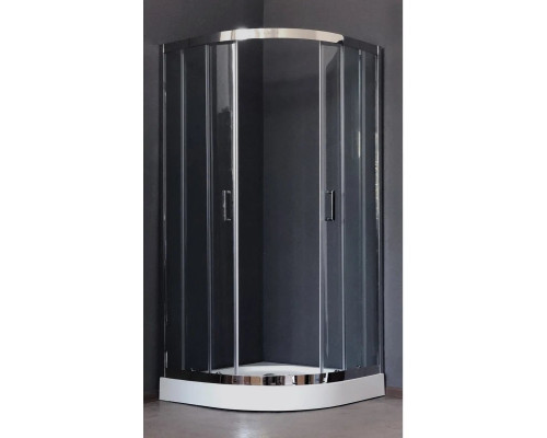 Заказать Душевой уголок без поддона 100х100 см Royal Bath RB-L-3001-5 прозрачное в магазине сантехники Santeh-Crystal.ru