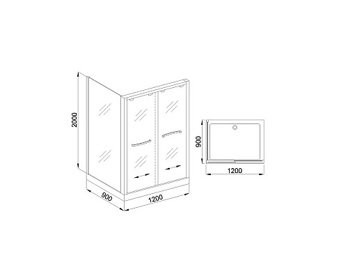 Santeh-Crystal.ru: Душевой уголок без поддона 120х90 см Royal Bath RB-L-2011-1200-9R прозрачное Приобрести Душевой уголок без поддона 120х90 см Royal Bath RB-L-2011-1200-9R прозрачное в магазине сантехники Santeh-Crystal.ru