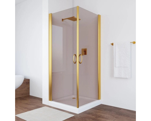 Приобрести Душевой уголок 80х80 см Vegas Glass EA 80 09 05 бронза в магазине сантехники Santeh-Crystal.ru