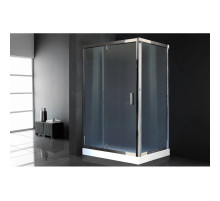 Душевой уголок без поддона 142х82 см Royal Bath RB8140HV-C-CH матовое