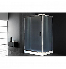 Душевой уголок без поддона 142х82 см Royal Bath RB8140HV-C-CH матовое