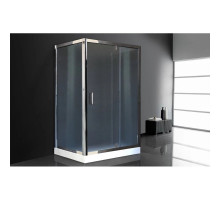 Душевой уголок без поддона 122х82 см Royal Bath RB8120HV-C-CH-P матовое