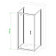Приобрести Душевой уголок без поддона 82х92 см Royal Bath RB9080HV-C-CH-P матовое в магазине сантехники Santeh-Crystal.ru