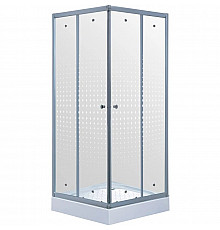 Душевой уголок с поддоном 80x80 см Timo TL-8002 R прозрачное с рисунком