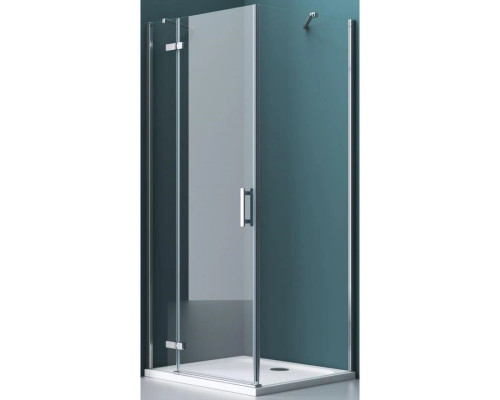 Заказать Душевой уголок 80х100 см BelBagno Kraft KRAFT-AH-12-80/100-C-Cr-L прозрачное в магазине сантехники Santeh-Crystal.ru