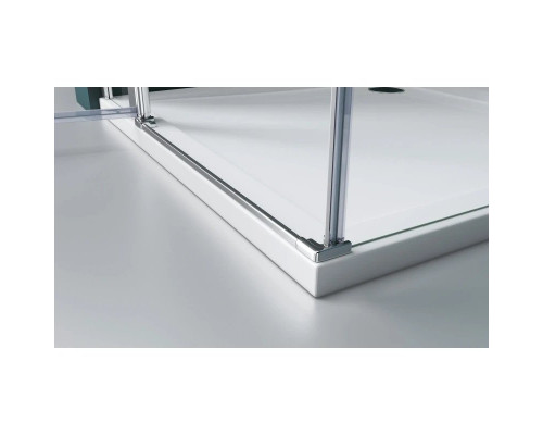 Купить Душевой уголок 80х100 см BelBagno Etna ETNA-AH-12-80/100-C-Cr прозрачное в магазине сантехники Santeh-Crystal.ru