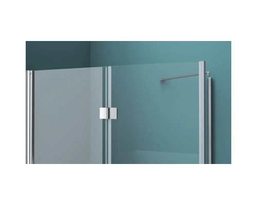 Купить Душевой уголок 80х100 см BelBagno Albano ALBANO-ASH-1-80/100-C-Cr прозрачное в магазине сантехники Santeh-Crystal.ru