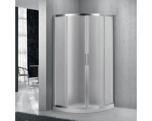 Купить Душевой уголок 80х80 см BelBagno Sela SELA-R-2-80-P-Cr текстурное стекло в магазине сантехники Santeh-Crystal.ru