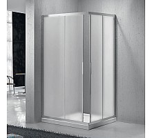 Душевой уголок 100х80 см BelBagno Sela SELA-AH-2-100/80-P-Cr текстурное стекло