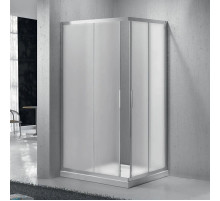 Душевой уголок 100х80 см BelBagno Sela SELA-AH-2-100/80-P-Cr текстурное стекло