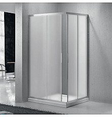Душевой уголок 100х90 см BelBagno Sela SELA-AH-2-100/90-P-Cr текстурное стекло
