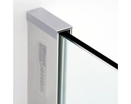 Купить Душевой уголок 120х80 см прозрачное стекло WasserKRAFT ALLER 10H06RWHITE в магазине сантехники Santeh-Crystal.ru