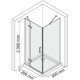 Приобрести Душевой уголок 120х90 см прозрачное стекло WasserKRAFT ALLER 10H07LWHITE в магазине сантехники Santeh-Crystal.ru