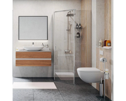 Купить Душевой уголок 90х90 см WasserKRAFT Leine 35P11 прозрачное в магазине сантехники Santeh-Crystal.ru