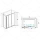 Заказать Душевой уголок 100х100 см RGW CL-30 (CL-11+Z-050-1) Classic 04093000-011 прозрачное в магазине сантехники Santeh-Crystal.ru