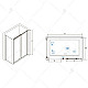 Заказать Душевой уголок 100х100 см RGW CL-48 (CL-14+Z-050-1) Classic 32094800-011 прозрачное в магазине сантехники Santeh-Crystal.ru