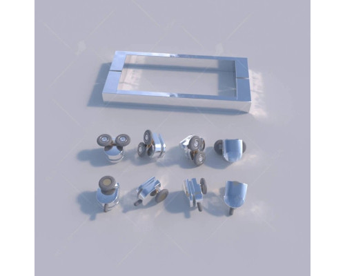 Заказать Душевой уголок 130х90 см RGW CL-48 (CL-14+Z-050-1) Classic 32094893-011 прозрачное в магазине сантехники Santeh-Crystal.ru