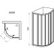 Купить Душевой уголок 80х80 см Ravak Supernova SKKP6 3204O30211 Pearl в магазине сантехники Santeh-Crystal.ru