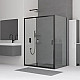 Заказать Душевой уголок 100х100 см RGW CL-48B (CL-14B+Z-050-1B) Classic 32094800-014 прозрачное в магазине сантехники Santeh-Crystal.ru