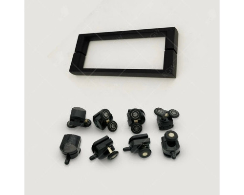 Приобрести Душевой уголок 140х100 см RGW CL-48B (CL-14B+Z-050-1B) Classic 32094804-014 прозрачное в магазине сантехники Santeh-Crystal.ru