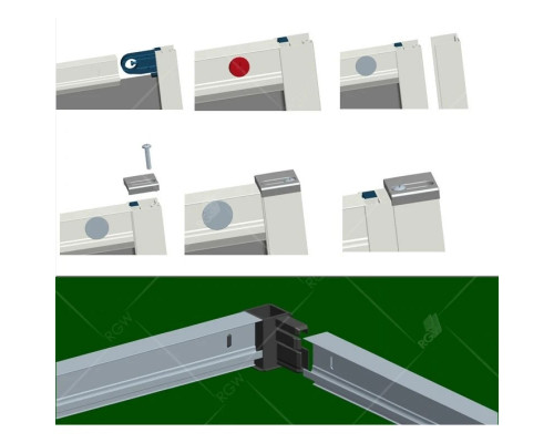 Купить Душевой уголок 120х80 см RGW CL-48B (CL-14B+Z-050-1B) Classic 32094882-014 прозрачное в магазине сантехники Santeh-Crystal.ru