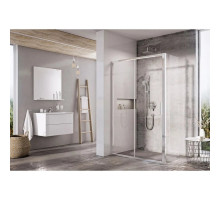 Душевой уголок 100х90 см Ravak Blix Slim BLSDP2 + BLSPS X0PMA0C00Z1 + X9BM70C00Z1 прозрачное