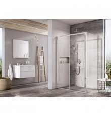 Душевой уголок 120х90 см Ravak Blix Slim BLSDP2 + BLSPS X0PMG0C00Z1 + X9BM70C00Z1 прозрачное